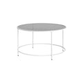 Vasagle Round Glass Coffee Table