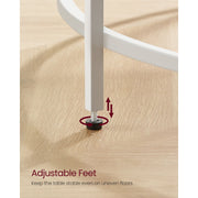Vasagle Round Glass Coffee Table
