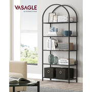 Vasagle Freestanding Shelving Unit 5 Tier, Black & Grey