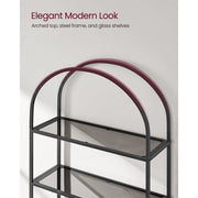 Vasagle Freestanding Shelving Unit 5 Tier, Black & Grey