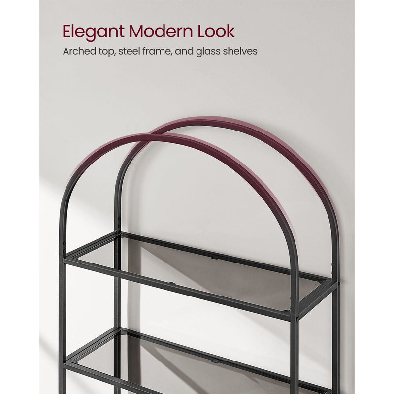 Vasagle Freestanding Shelving Unit 5 Tier, Black & Grey