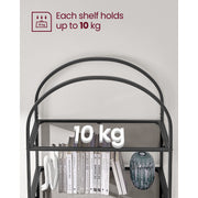 Vasagle Freestanding Shelving Unit 5 Tier, Black & Grey