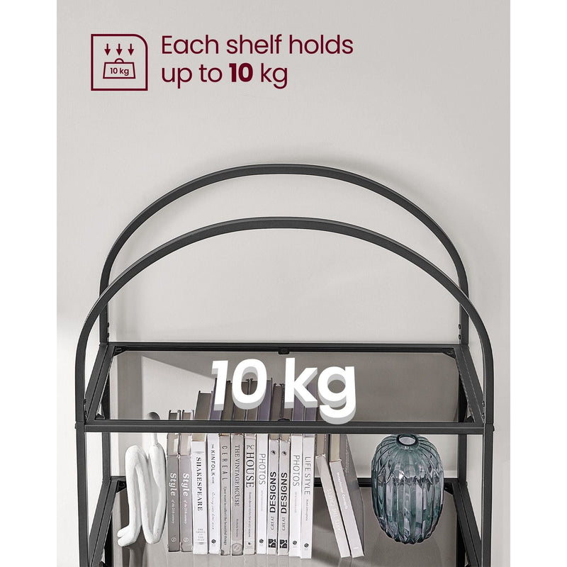 Vasagle Freestanding Shelving Unit 5 Tier, Black & Grey