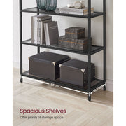 Vasagle Freestanding Shelving Unit 5 Tier, Black & Grey