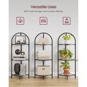 Vasagle Freestanding Corner Shelf, Black