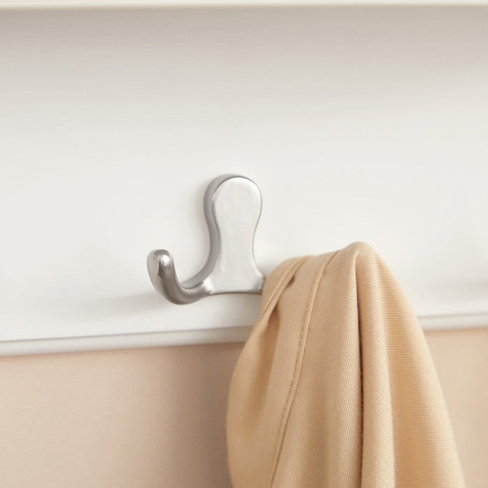 Wall Mounted Coat Hooks With Shelf, White