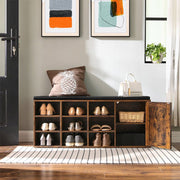 Vasagle Entryway Bench with Shoe Rack Seat and Storage