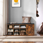 Vasagle Entryway Bench with Shoe Rack Seat and Storage