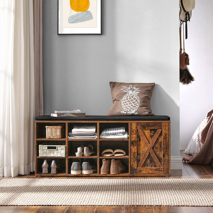 Vasagle Entryway Bench with Shoe Rack Seat and Storage