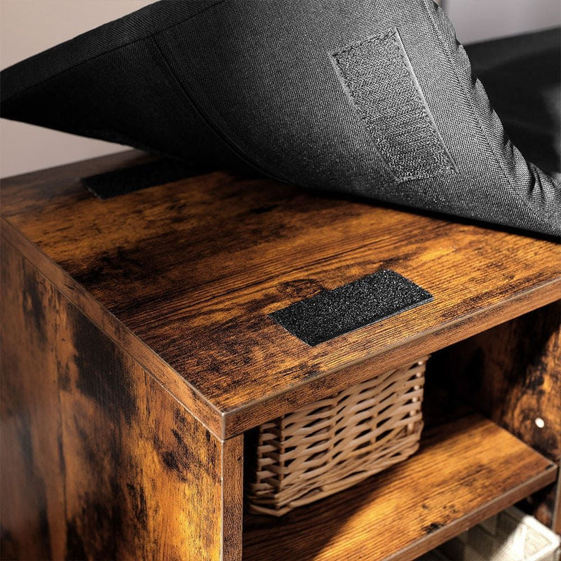 Vasagle Entryway Bench with Shoe Rack Seat and Storage