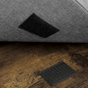 Vasagle Shoe Bench With Cushion - Rustic Brown With Grey Fabric Cushion For Entryway - 10 open slots for storing shoes