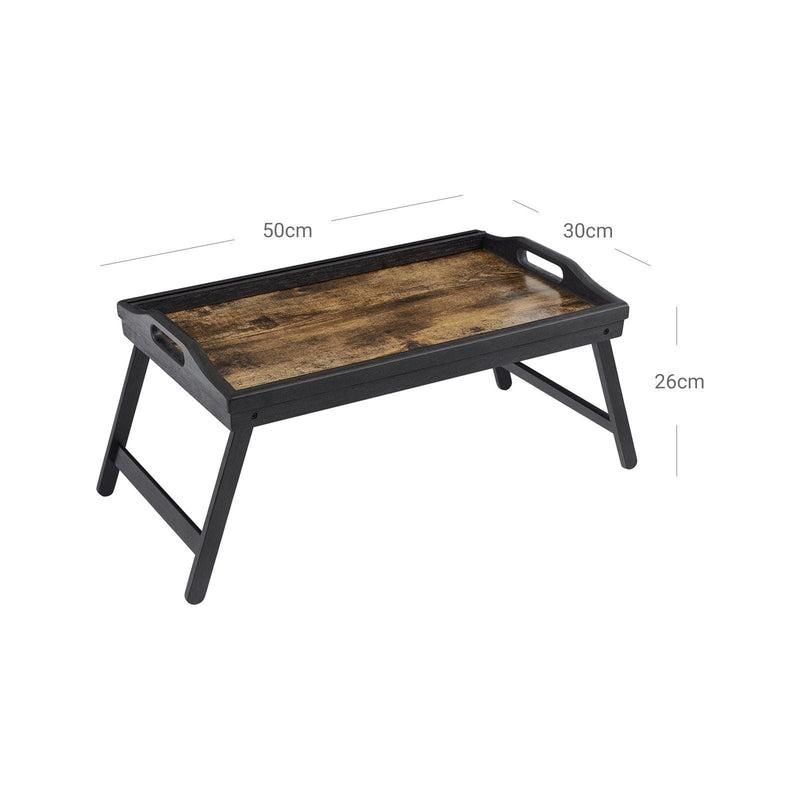 Black Lap Desk Tray by Songmics