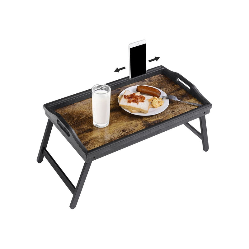 Black Lap Desk Tray by Songmics