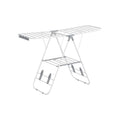 Songmics Folding Winged Clothes Airer, White/Grey Songmics