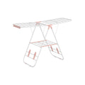 Songmics Foldable Clothes Drying Rack, White & Pink Songmics