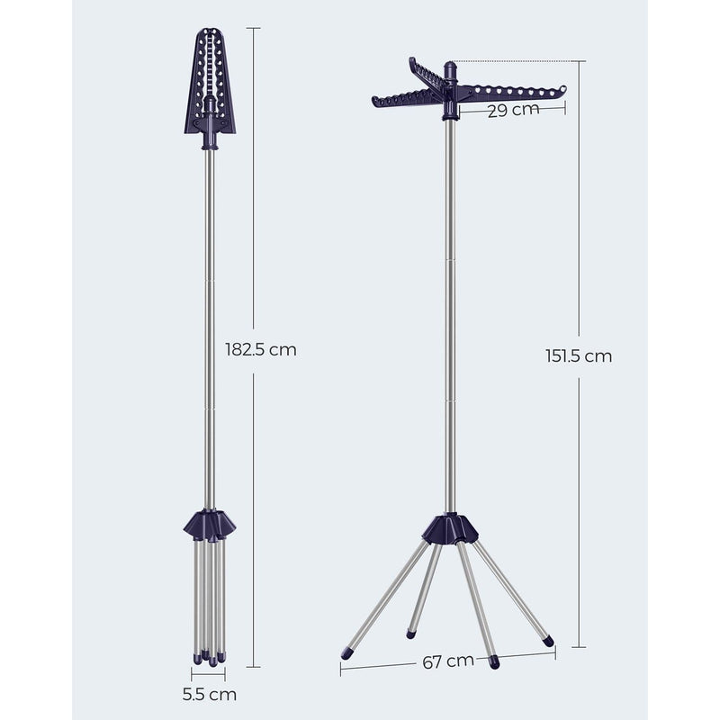 Space Saving Clothes Airer by Songmics