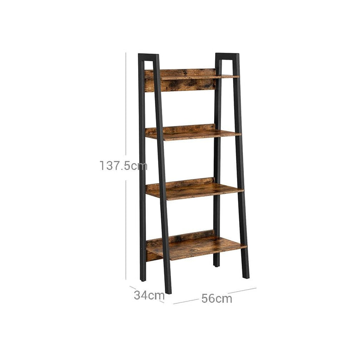 Vasagle Small Ladder Shelf Industrial Style