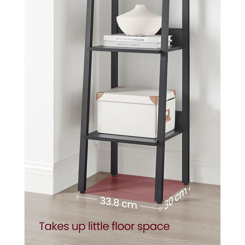Vasagle 5 Tier Narrow Ladder Shelf Black