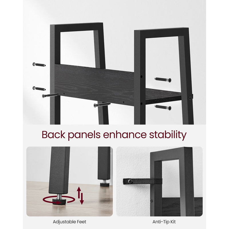 Vasagle 5 Tier Narrow Ladder Shelf Black