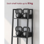 Vasagle 5 Tier Narrow Ladder Shelf Black