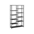 Large Bookcase Black by Vasagle