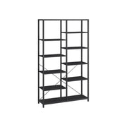 Large Bookcase Black by Vasagle