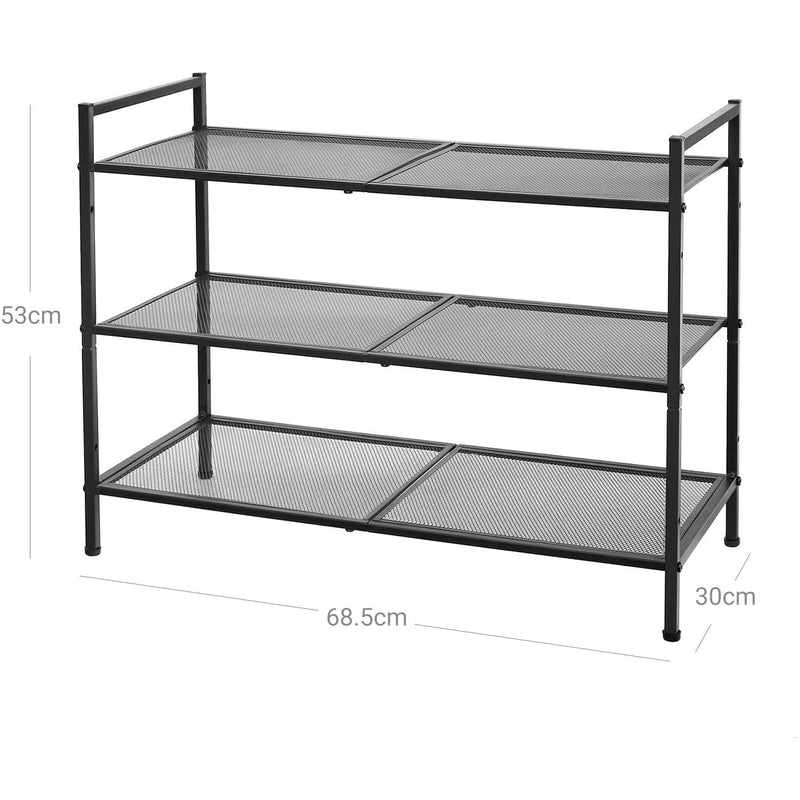 Stackable Shoe Rack Shelves by Songmics