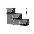 Black Interlocking Shoe Storage Boxes by Songmics Songmics