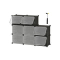 8 Slot Black Modular Storage Boxes by Songmics Songmics