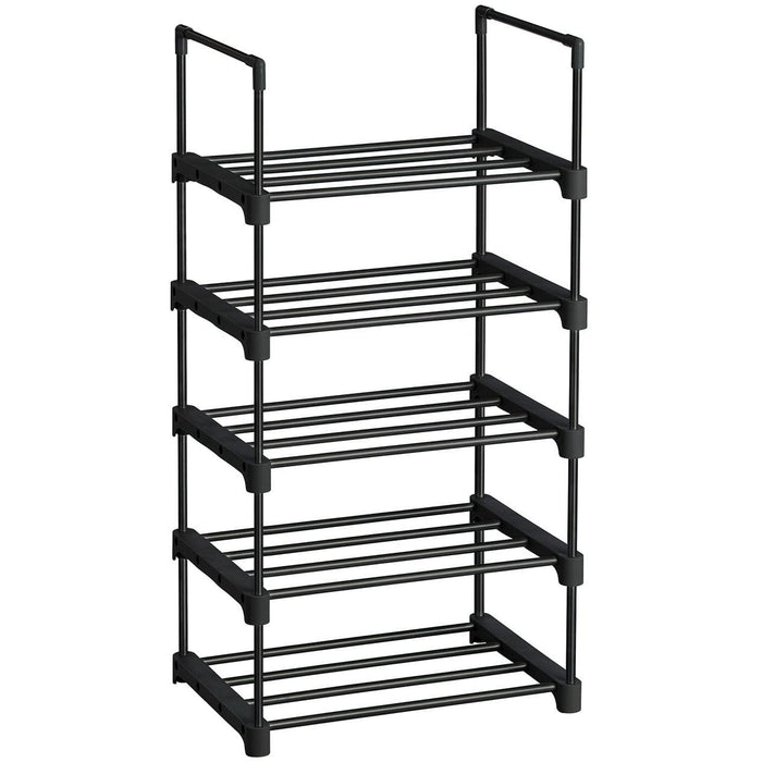 5 Tier Metal Shoe Rack Stackable