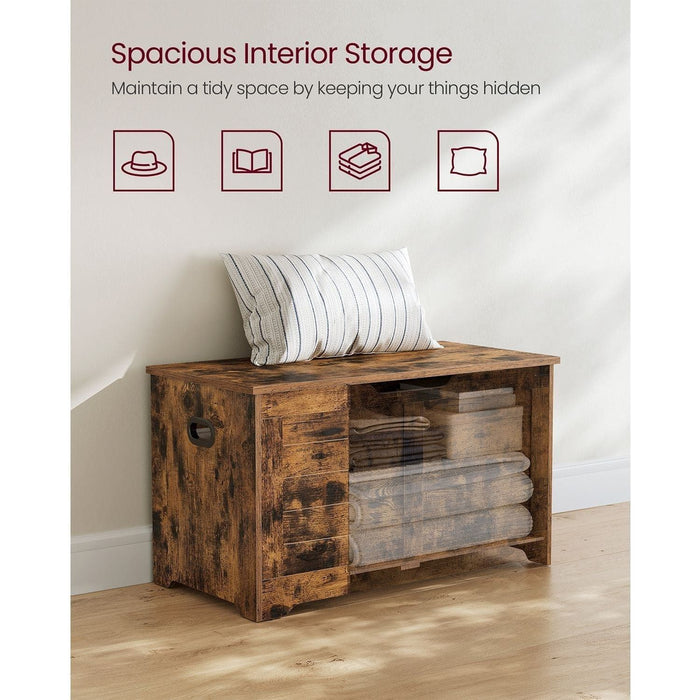 Vasagle Wooden Storage Chest 40x80x46cm