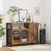 Vasagle Industrial Sideboard Cabinet, Brown/Black