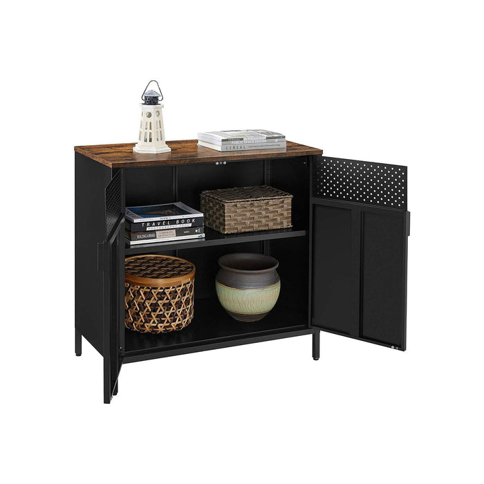 Vasagle Black Side Cabinet