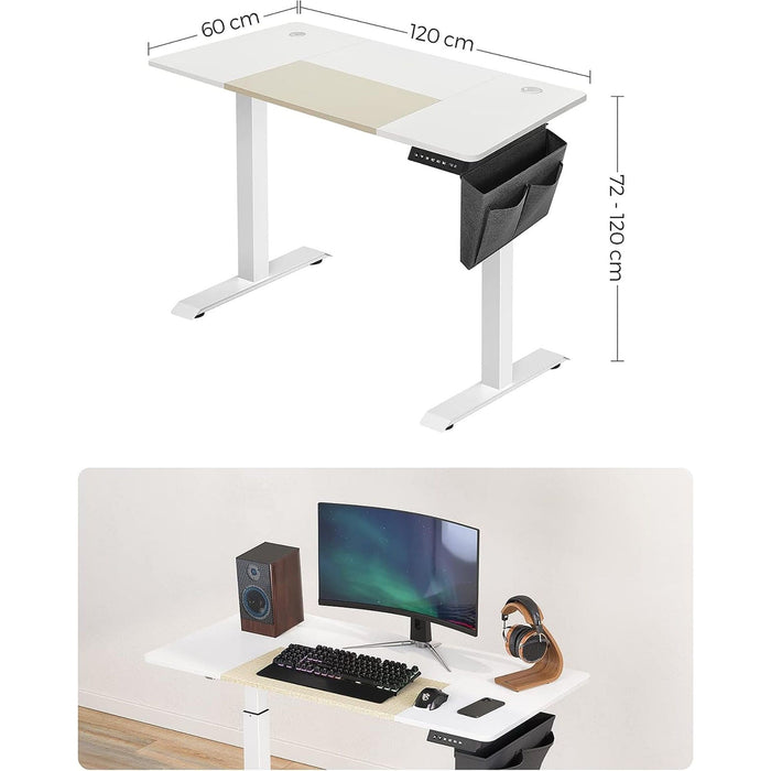 Electric Standing Desk White