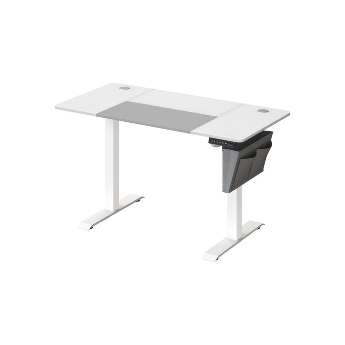 Electric Standing Desk White Grey