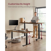 Vasagle Black Electric Stand Up Desk Frame 