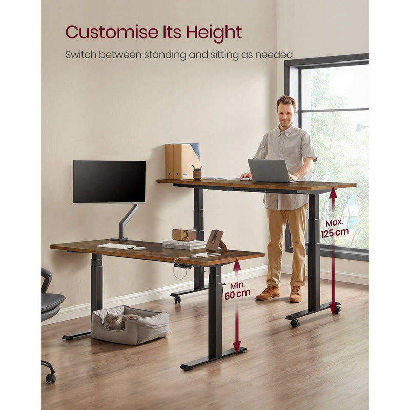 Vasagle Black Electric Stand Up Desk Frame 