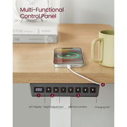 Vasagle White Electric Stand Up Desk Frame