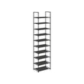 Songmics Tall Narrow Shoe Rack 10 Tier Songmics