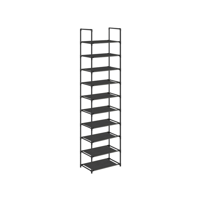 Songmics Tall Narrow Shoe Rack 10 Tier