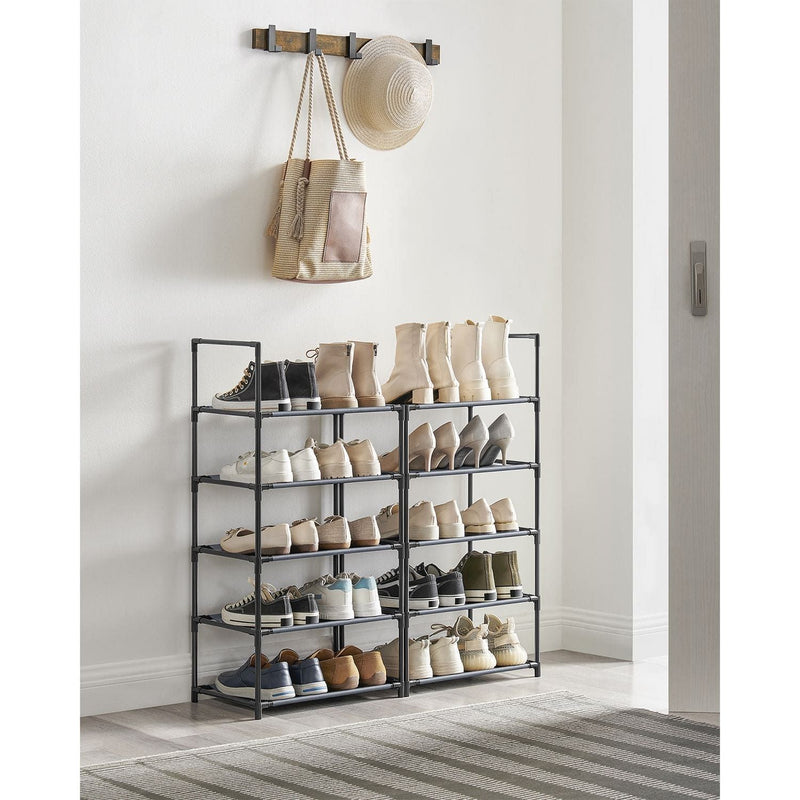Songmics Tall Narrow Shoe Rack, 45 x 28 x 173cm