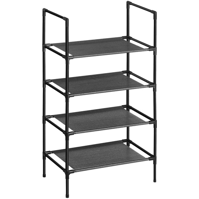 Metal Shoe Rack 4 Tier, Black