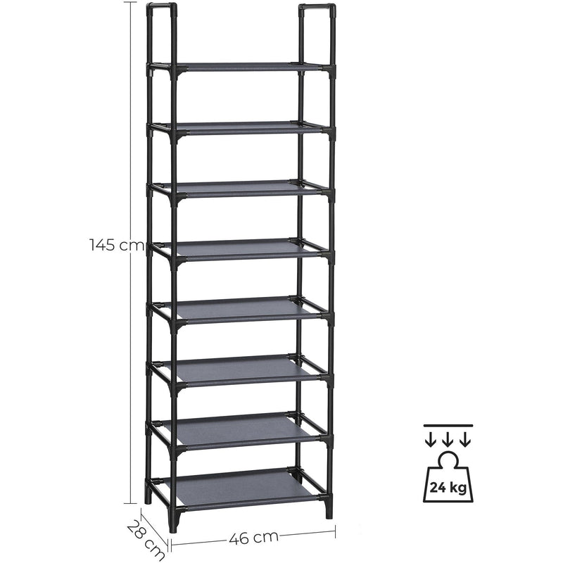8 Tier Metal Shoe Storage Rack