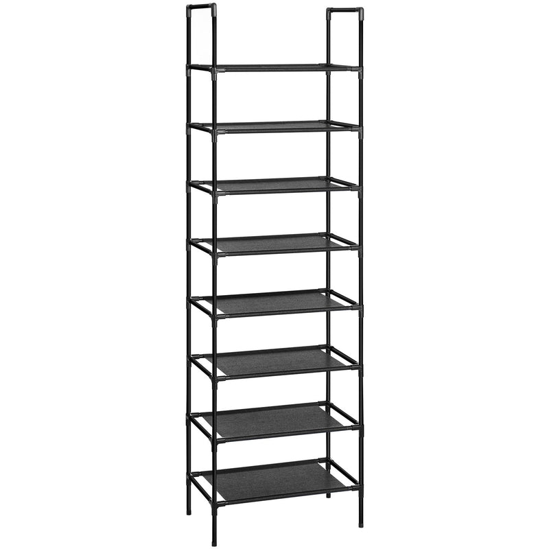 2-Pack 4-Tier Shoe Storage Rack - Black Songmics