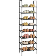 2-Pack 4-Tier Shoe Storage Rack - Black Songmics