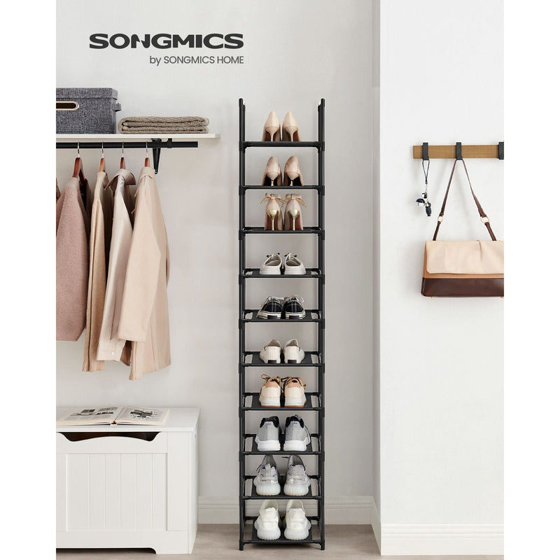 Songmics Vertical Shoe Rack 10 Tier