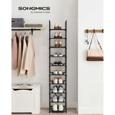 Songmics Vertical Shoe Rack 10 Tier Songmics