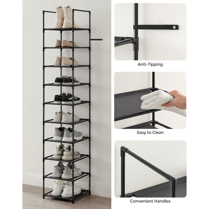 Songmics Vertical Shoe Rack 10 Tier