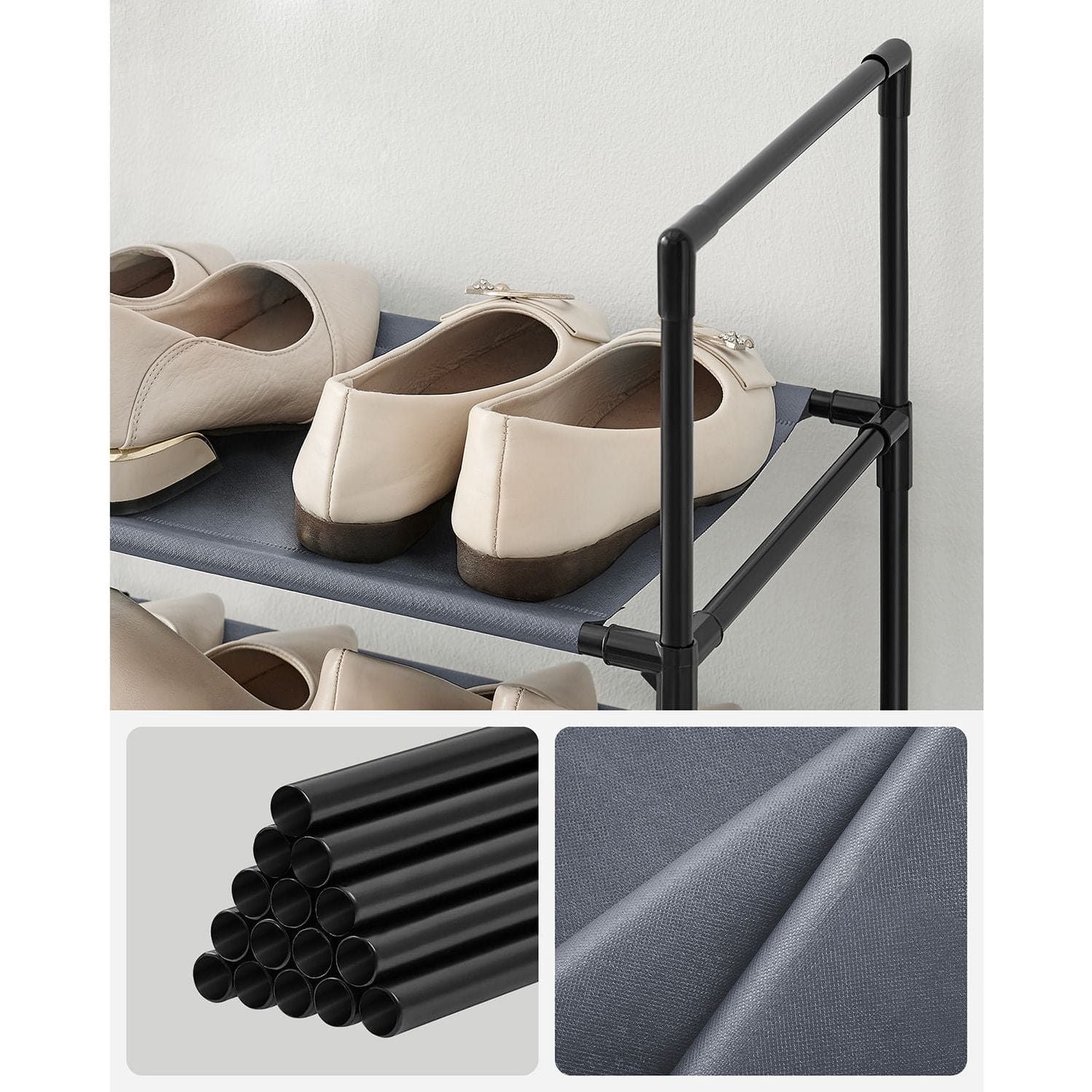 Opal Rack Shop Songmics Tall Narrow Shoe Rack @ Opal Retail