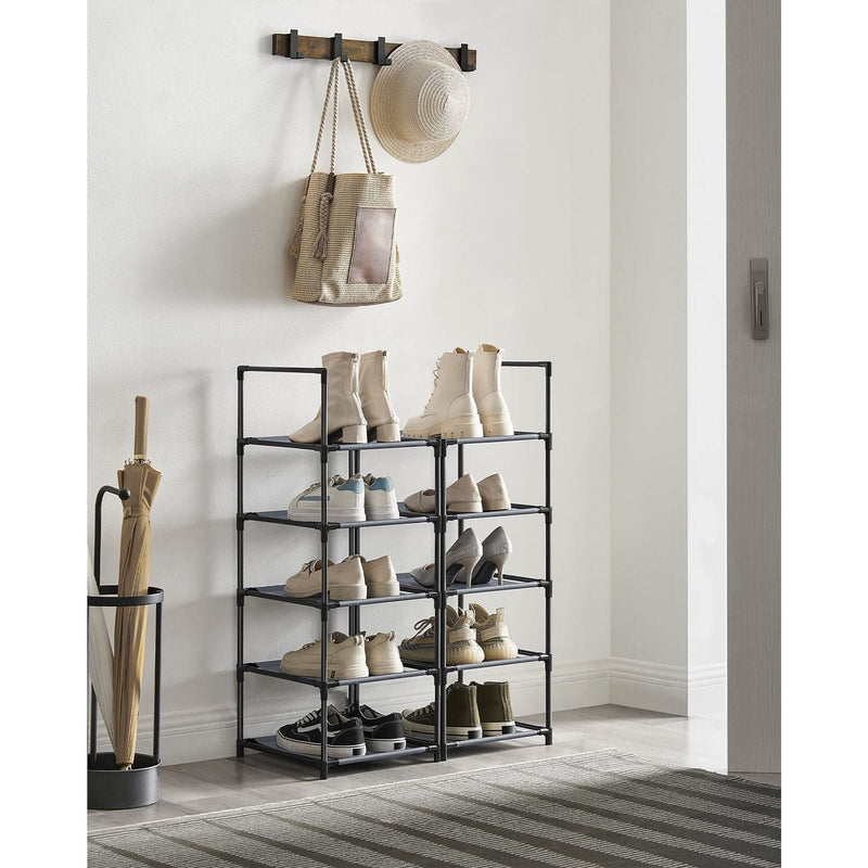 Songmics Tall Narrow Shoe Rack, 33 x 33 x 173 cm